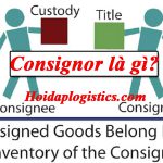 Consignor là gì? Điểm Khác Biệt giữa Consignor Và Consignee