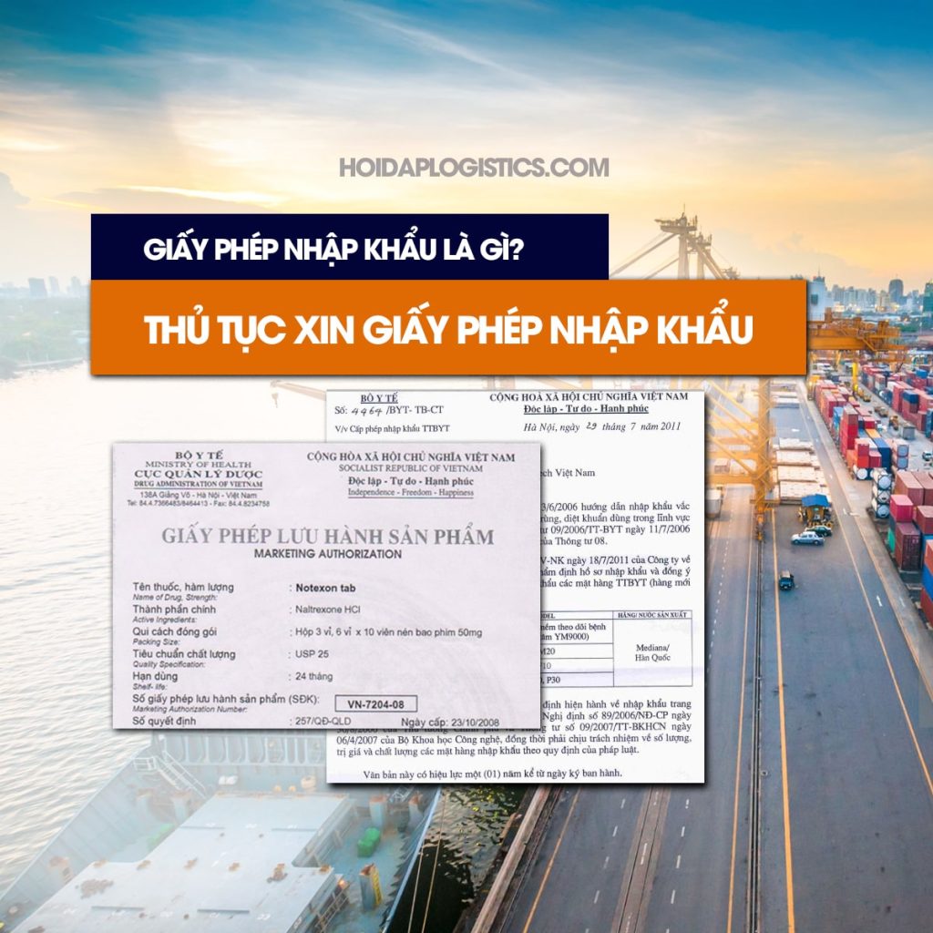 giấy phép nhập khẩu là gì